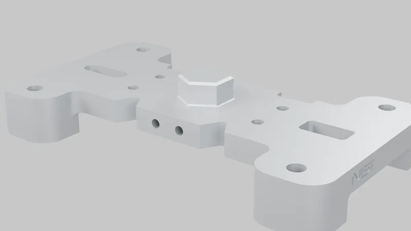 Render de la placa de montaje de precisión ER-M1